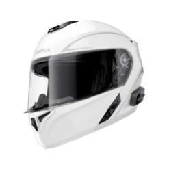 OUTRUSH R BLUETOOTH HELMET FLIP-UP GLOSSY WHITE M SIZE DOT