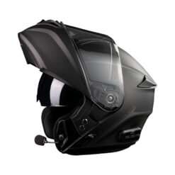 OUTRUSH R BLUETOOTH HELMET FLIP-UP MATT BLACK XXL SIZE DOT