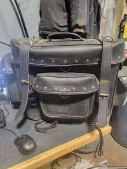 2008 YAMAHA VSTAR SADDLE BAG LEATHER