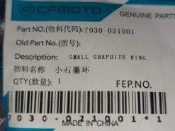 CFMoto SMALL GRAPHITE RING EXHAUST GASKET - Image 2