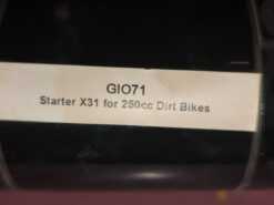 X31, 250cc Starter - Image 3