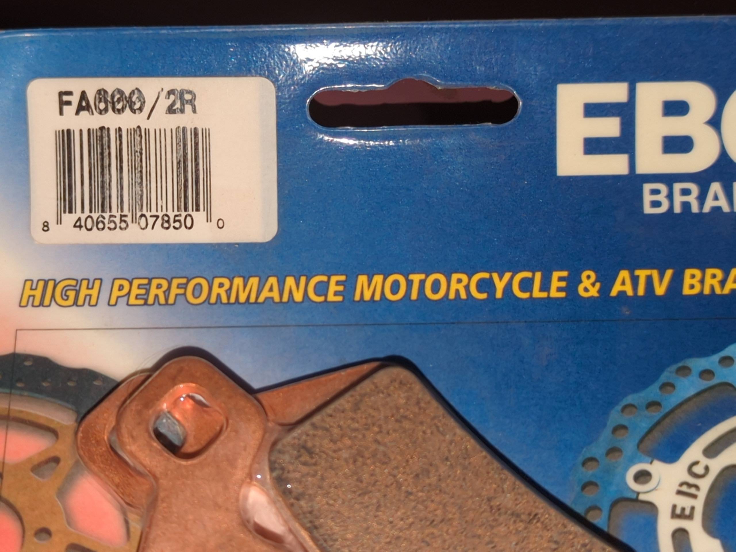 EBC R-Series Long-Life Sintered Brake Pads - FA600/2R - Image 2