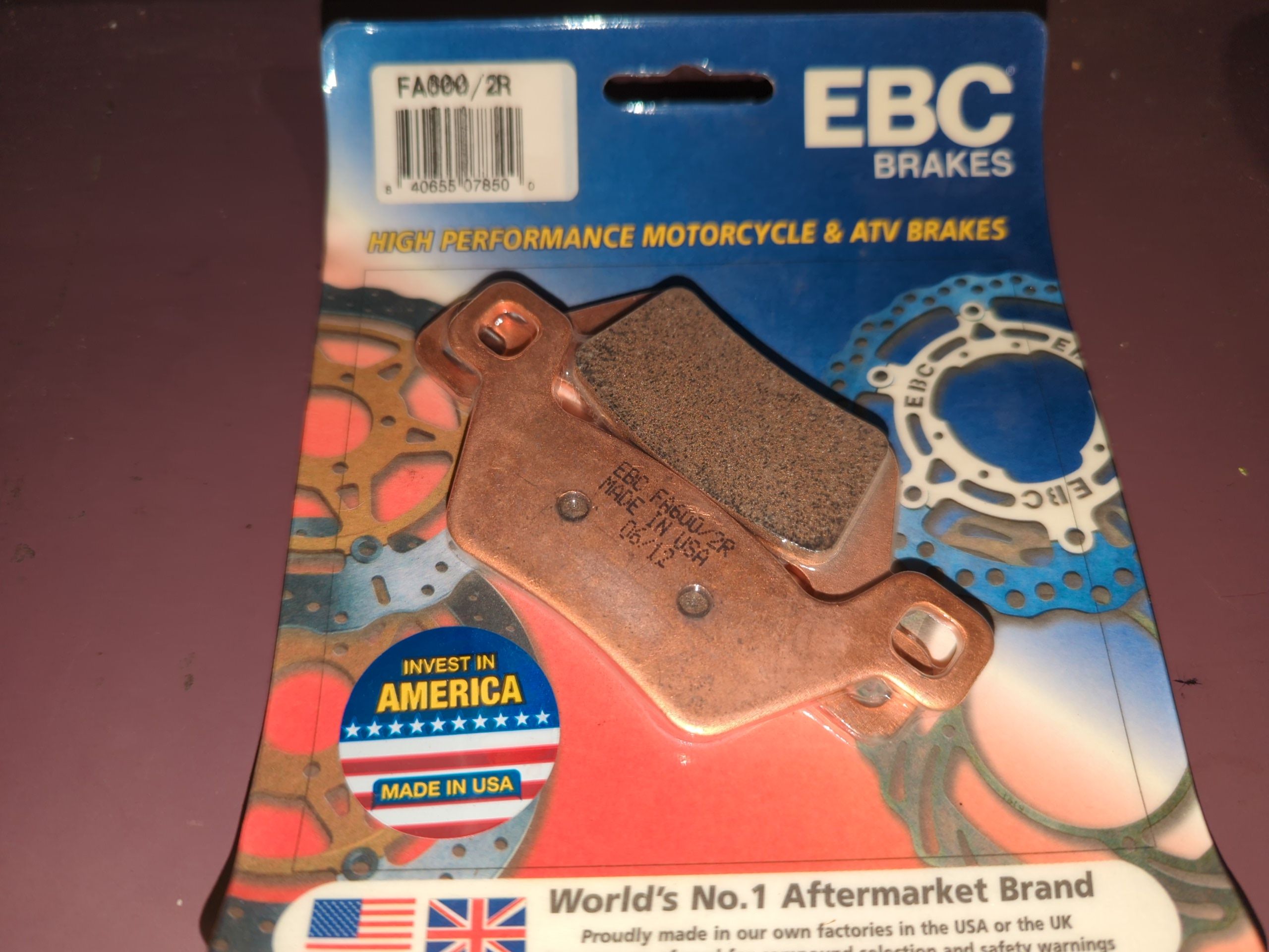 EBC R-Series Long-Life Sintered Brake Pads - FA600/2R - Image 4