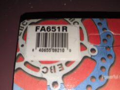 EBC R Series Sintered Brake Pads FA651R - Image 2