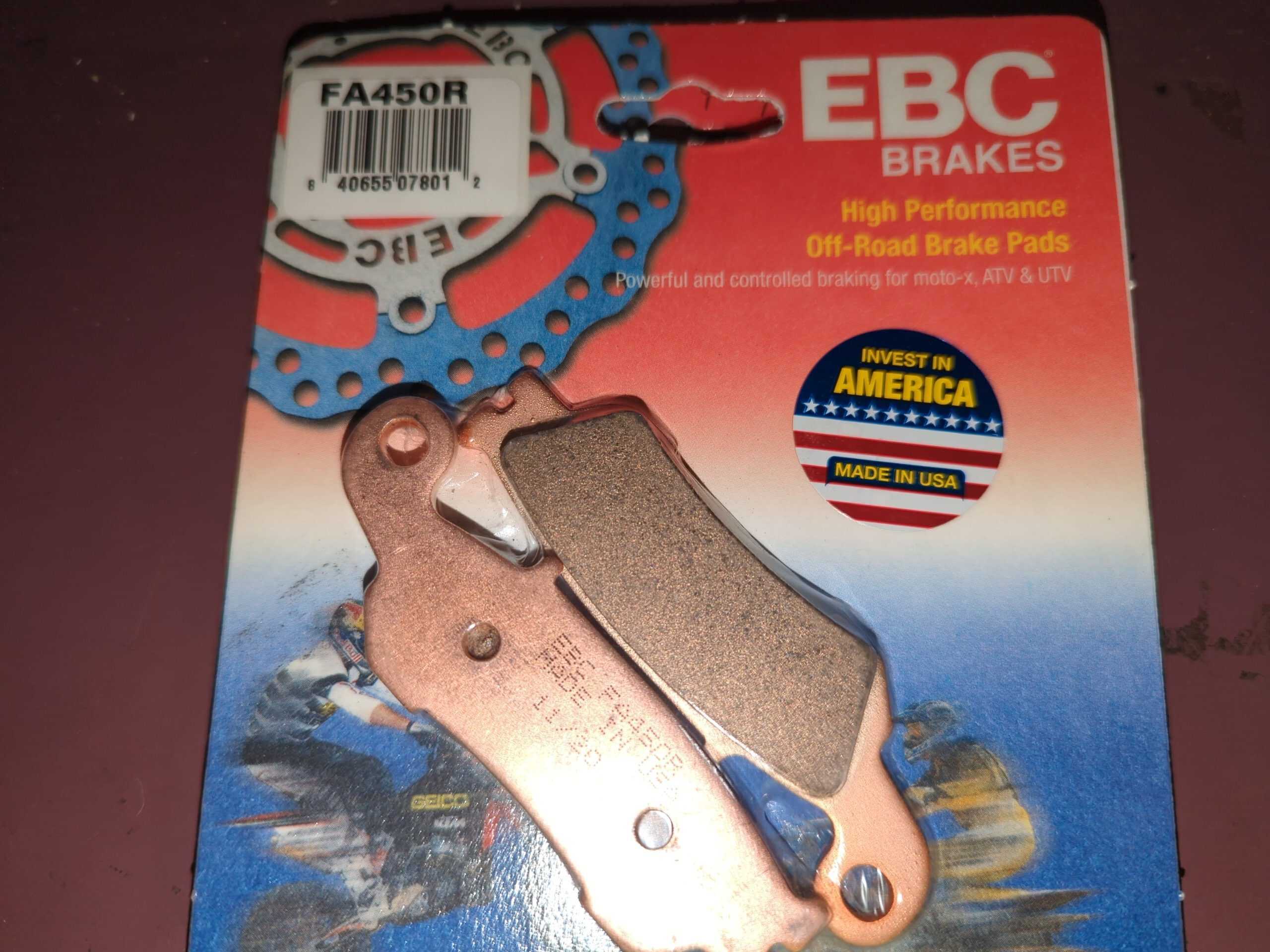 EBC R-Series Long-Life Sintered Brake Pads - FA450R