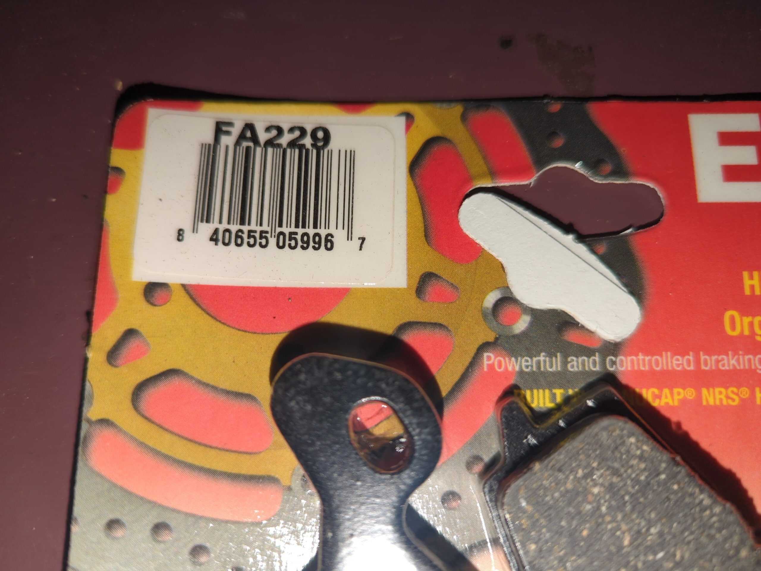 EBC FA Organic Brake Pads - FA229 - Image 2