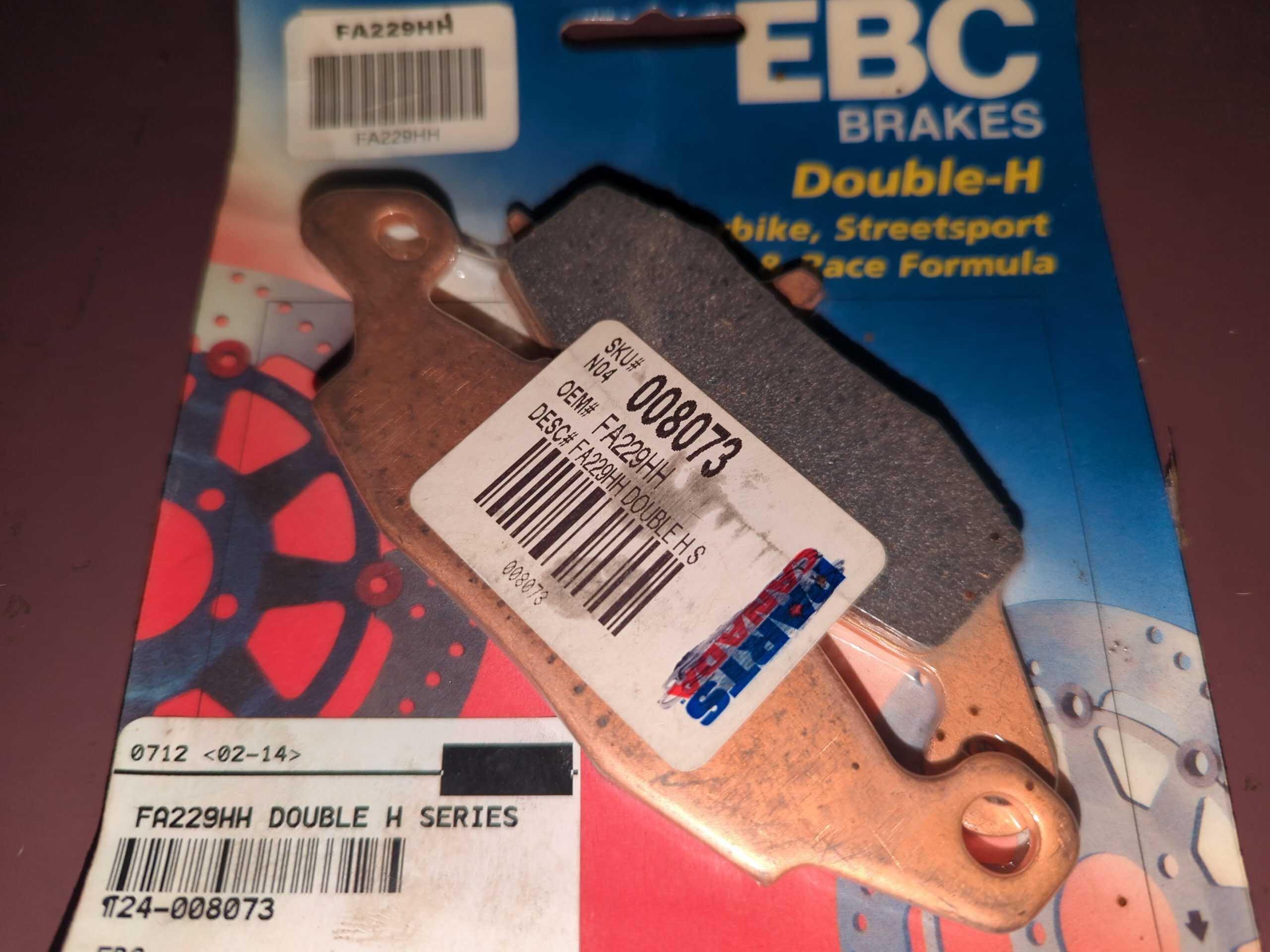 EBC Double-H Sintered Brake Pads - FA229HH