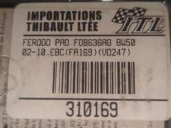 Alternative view of FERODO FDB636 ECO-FRICTION BRAKE Pad