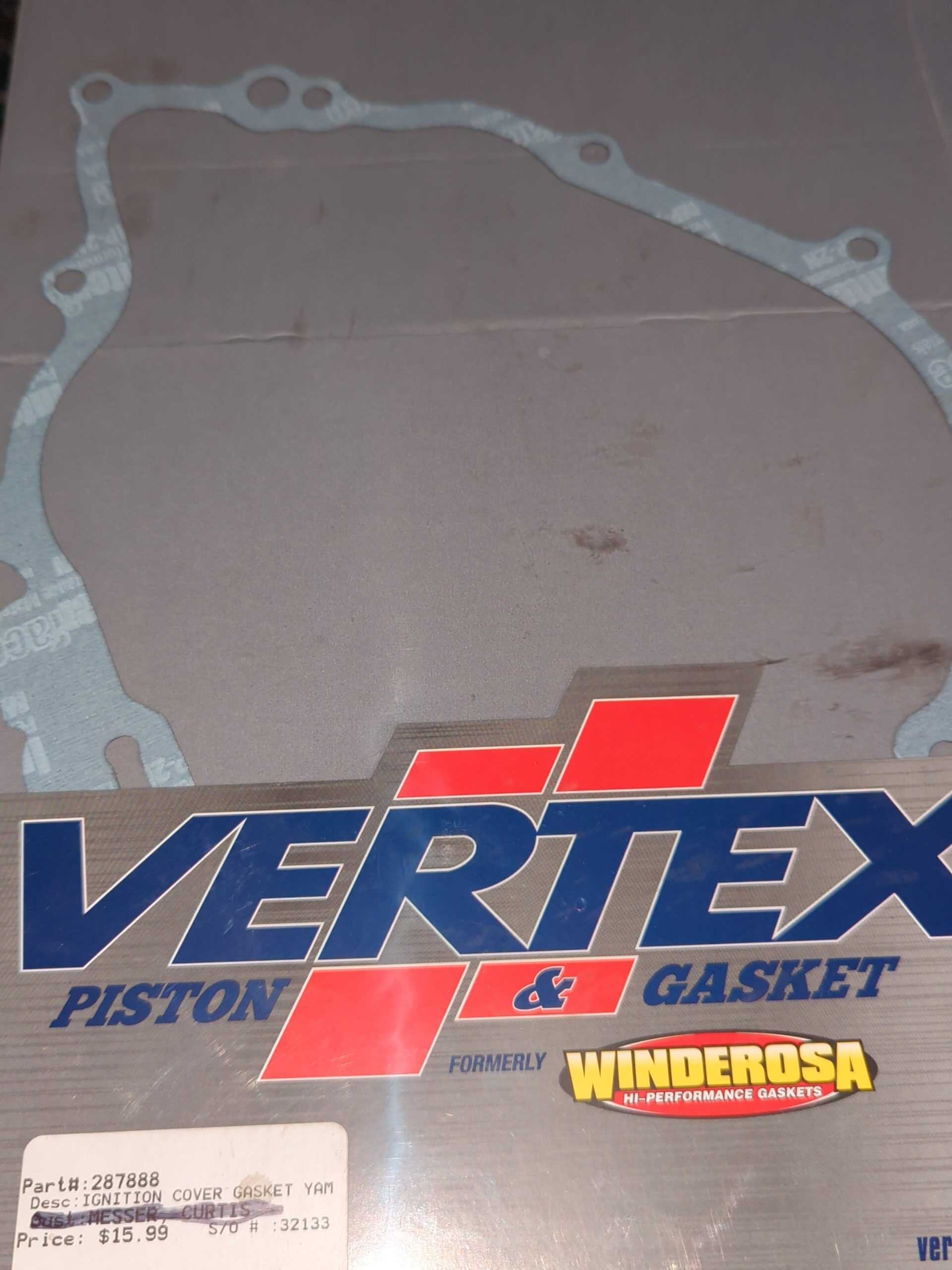 VertexWinderosa Ignition Cover Gasket Fits Yamaha - 287888