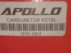 Apollo VRX 110-F CARBURETOR PZ19L 010-063