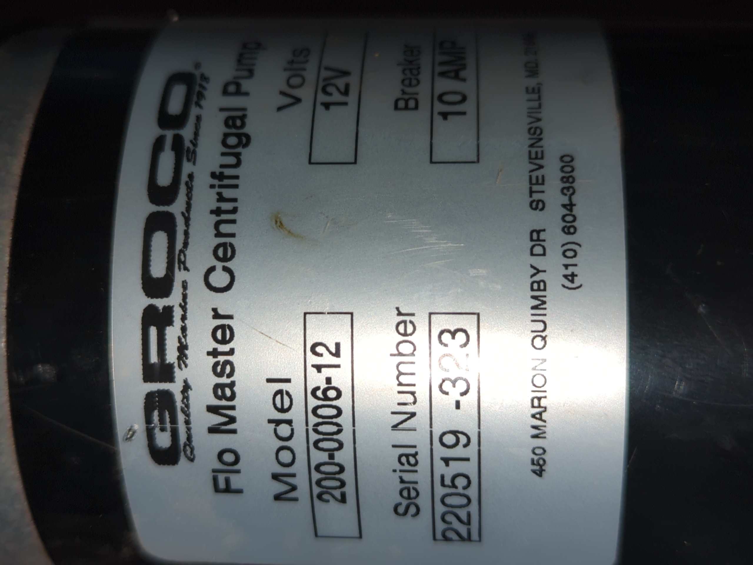 GROCO Automotive Centrifugal Booster Pump 200-0006-12 - Image 3
