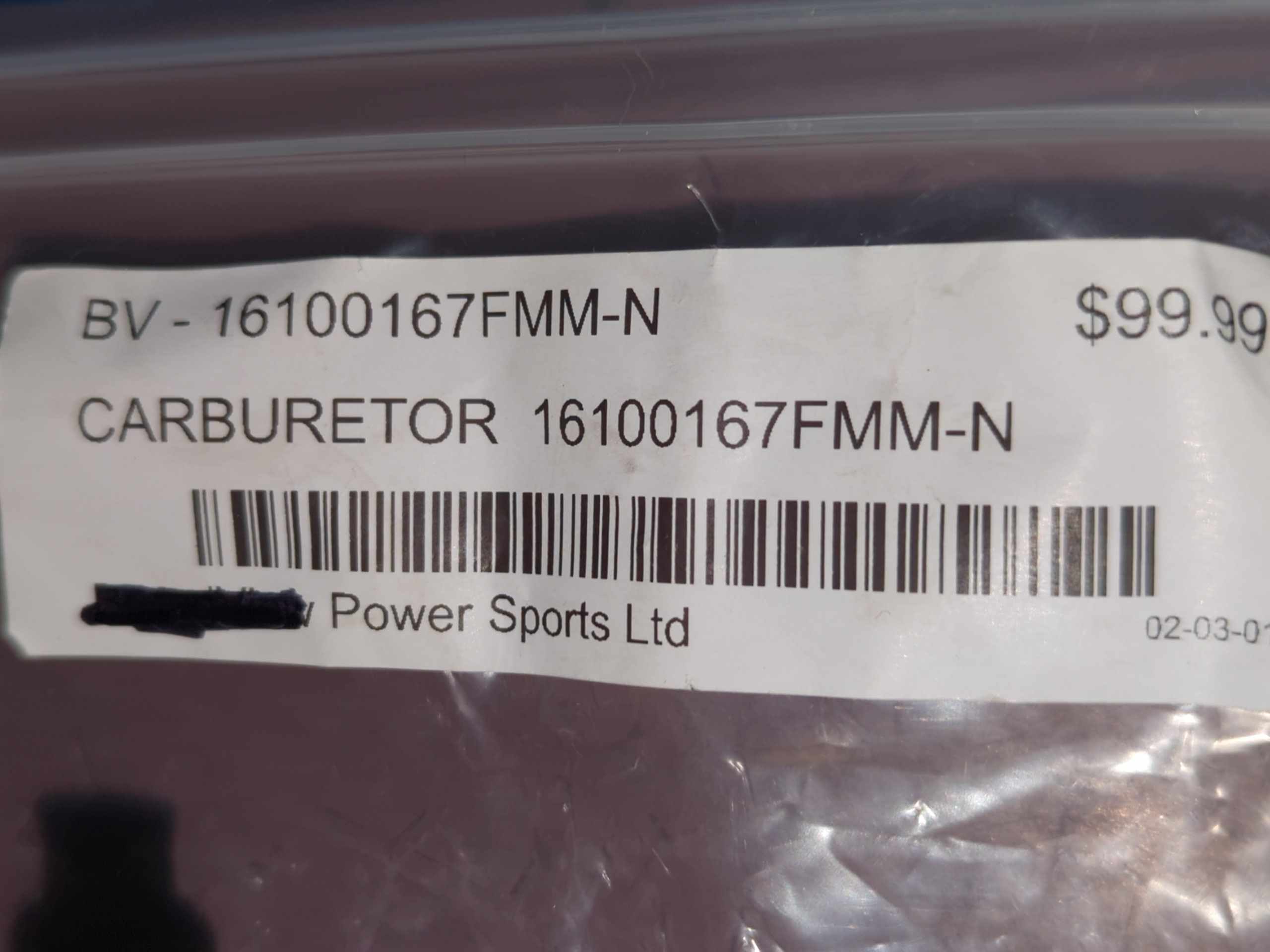 Carburetor 16100167FMM-N - Image 3