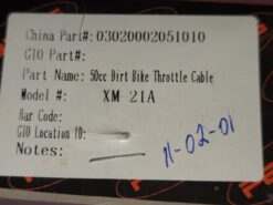Fantic Motard XM 50 cc Dirt Bike Throttle Cable - Image 2