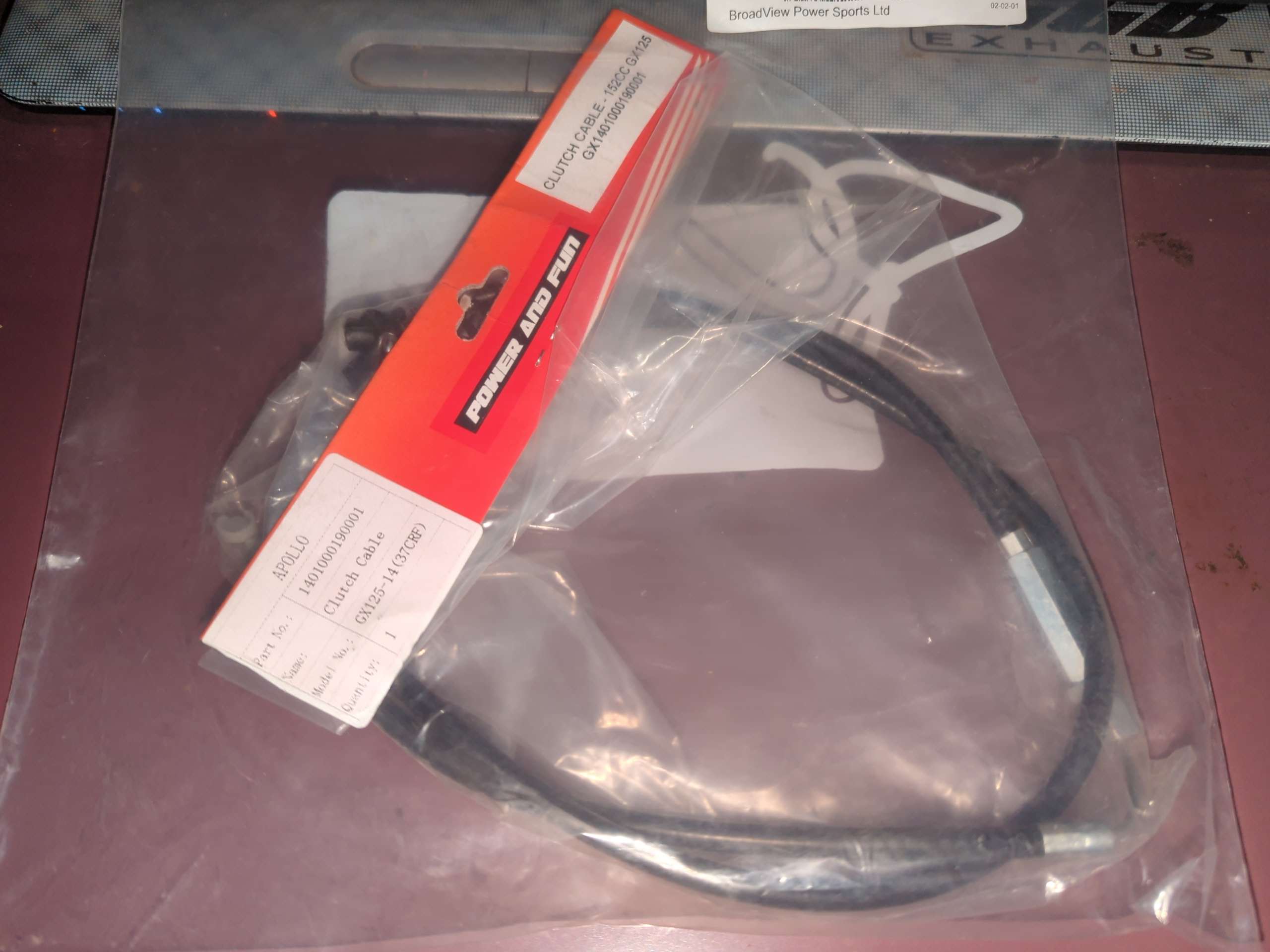 Apollo GX125 GIO-GX125- Clutch Cable