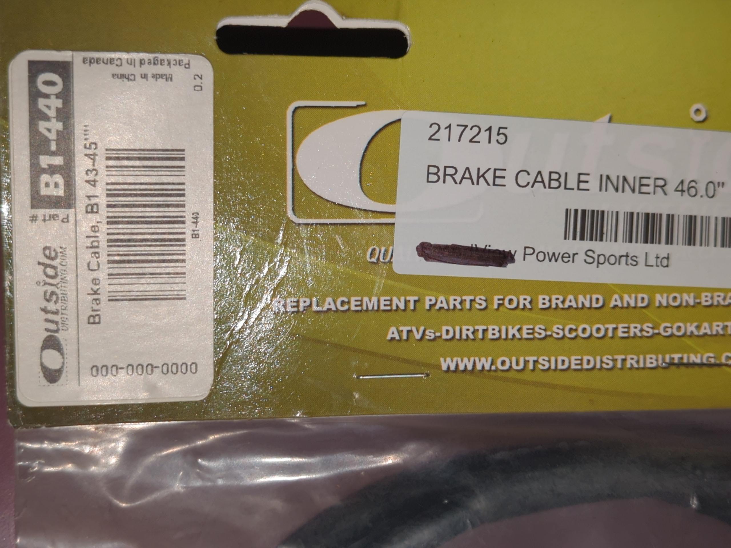 Brake Cable Inner B1 46" - B1-440 - Image 2