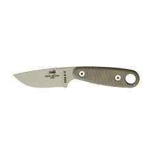 ESEE Izula II Fixed Blade Knife, 1095 Carbon Desert Tan, Micarta, Molded Sheath