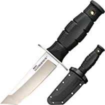 Cold Steel Mini Leatherneck Fixed Blade Knife, Clip Point, Secure-Ex Sheath, 39LSAB