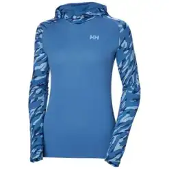 WOMEN'S LIFA® ACTIVE SOLEN GRAPHIC HOODIE 636 AZURITE XL