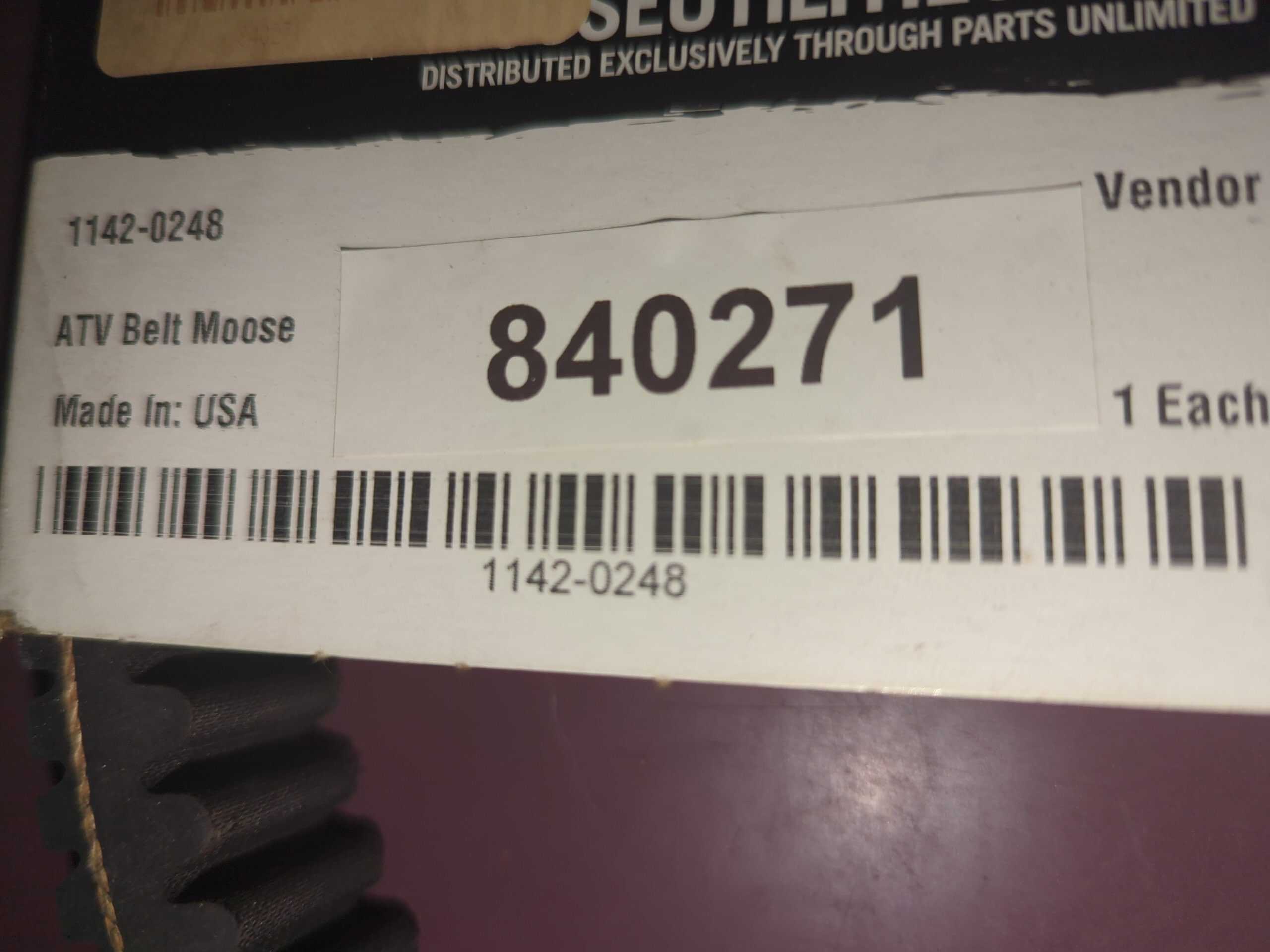 Moose High-Performance Plus Drive Belt - 1142-0248 CAN-AM - Image 2