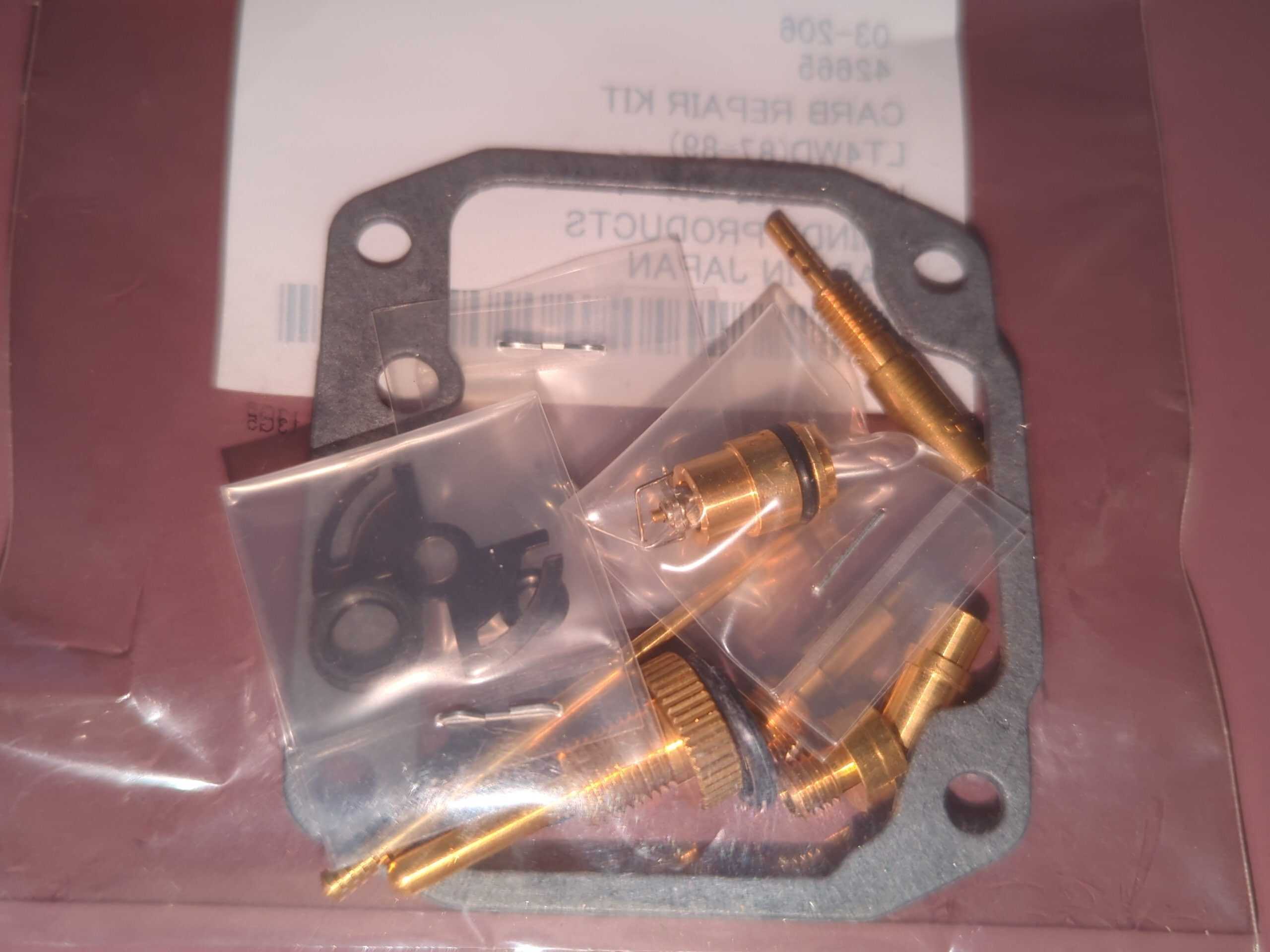 1987 - 1989 Suzuki QUADRUNNER LT-F250,LT-4WD CARB KIT