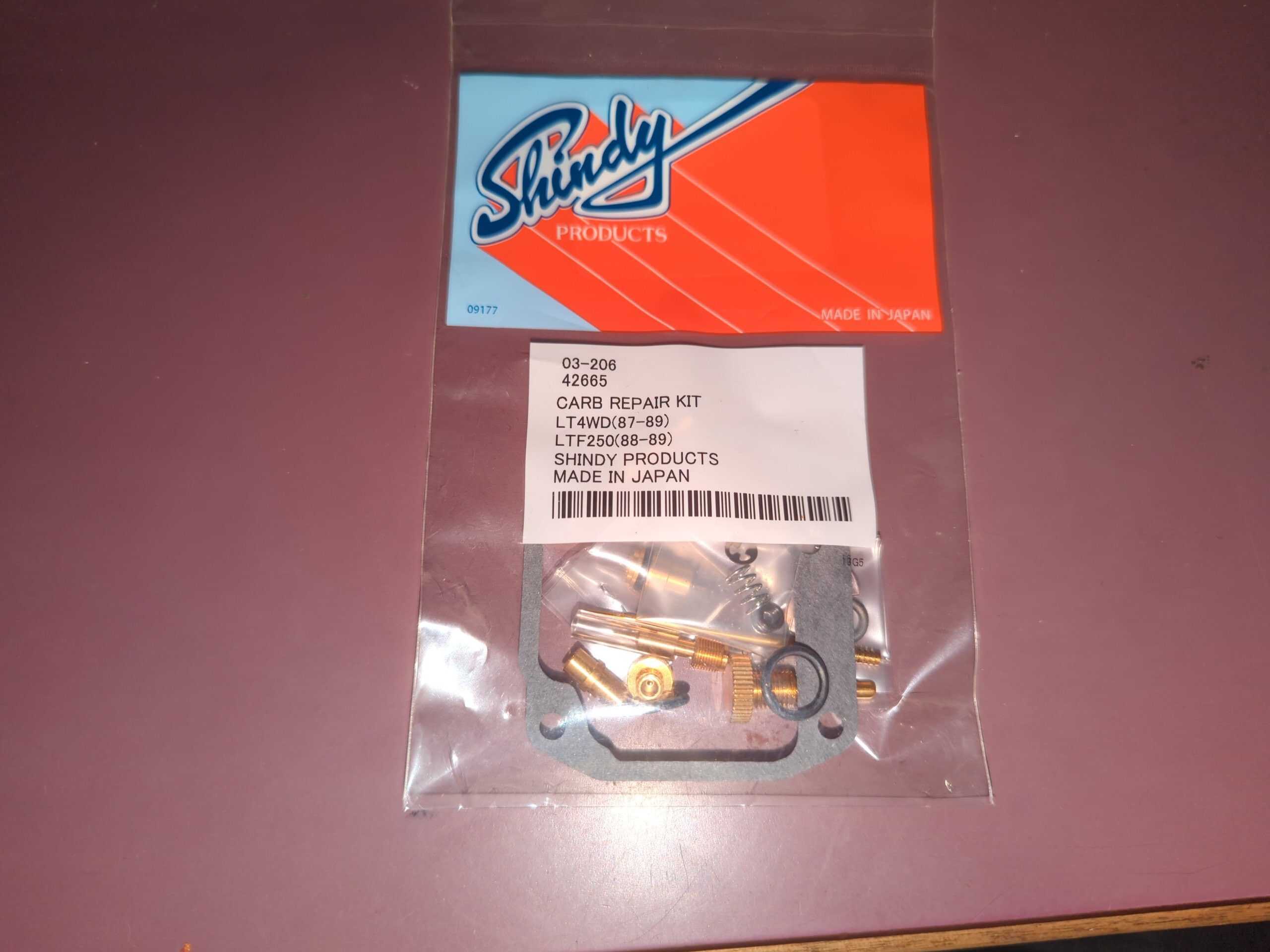 1987 - 1989 Suzuki QUADRUNNER LT-F250,LT-4WD CARB KIT - Image 2