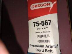 Alternative view of 75-567 OREGON MANUFACTURING Aramid Replacement V-Belt | 5/8 x 67