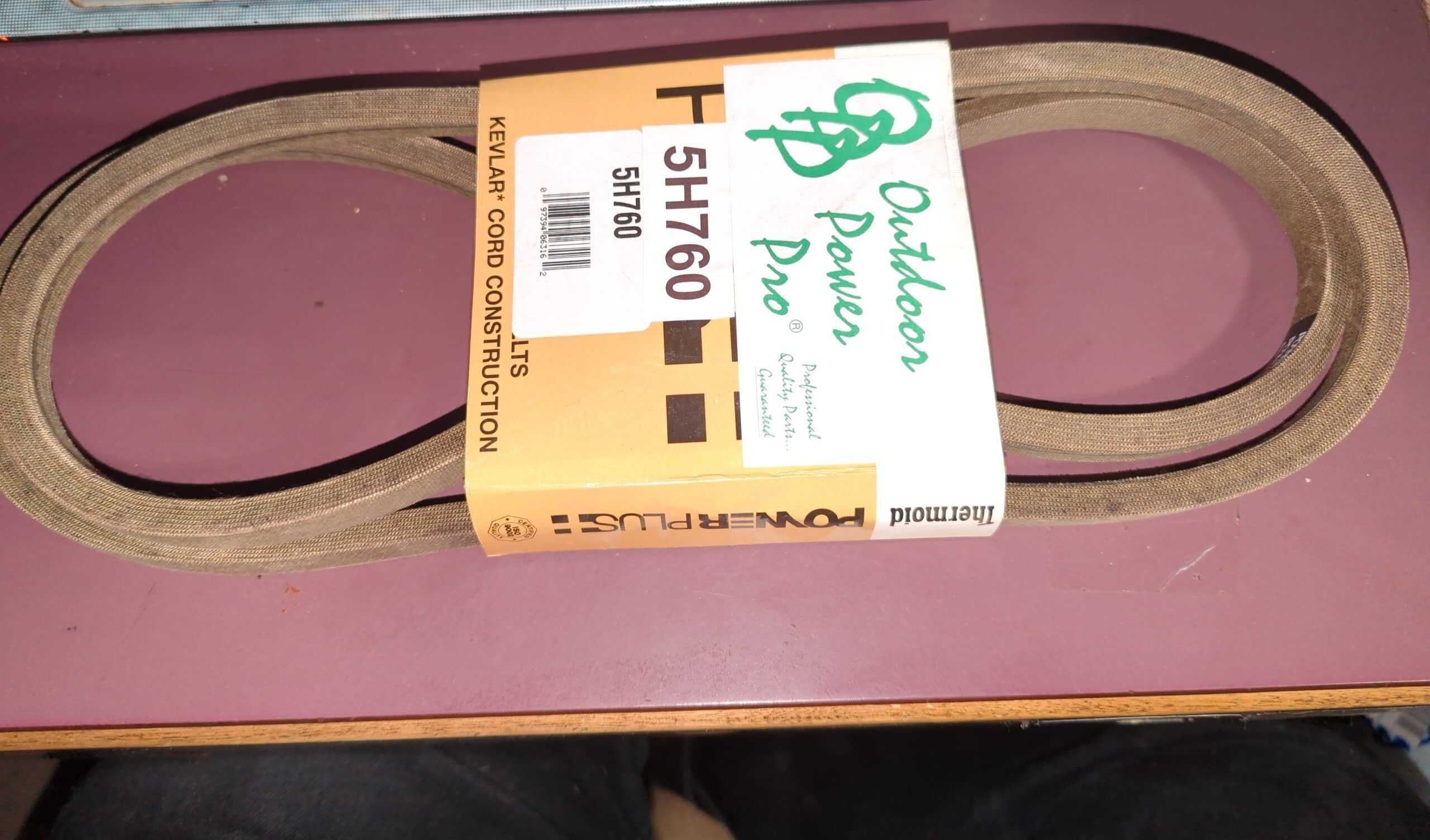 5H760 THERMOID Aramid Replacement V-Belt | 5/8 x 76