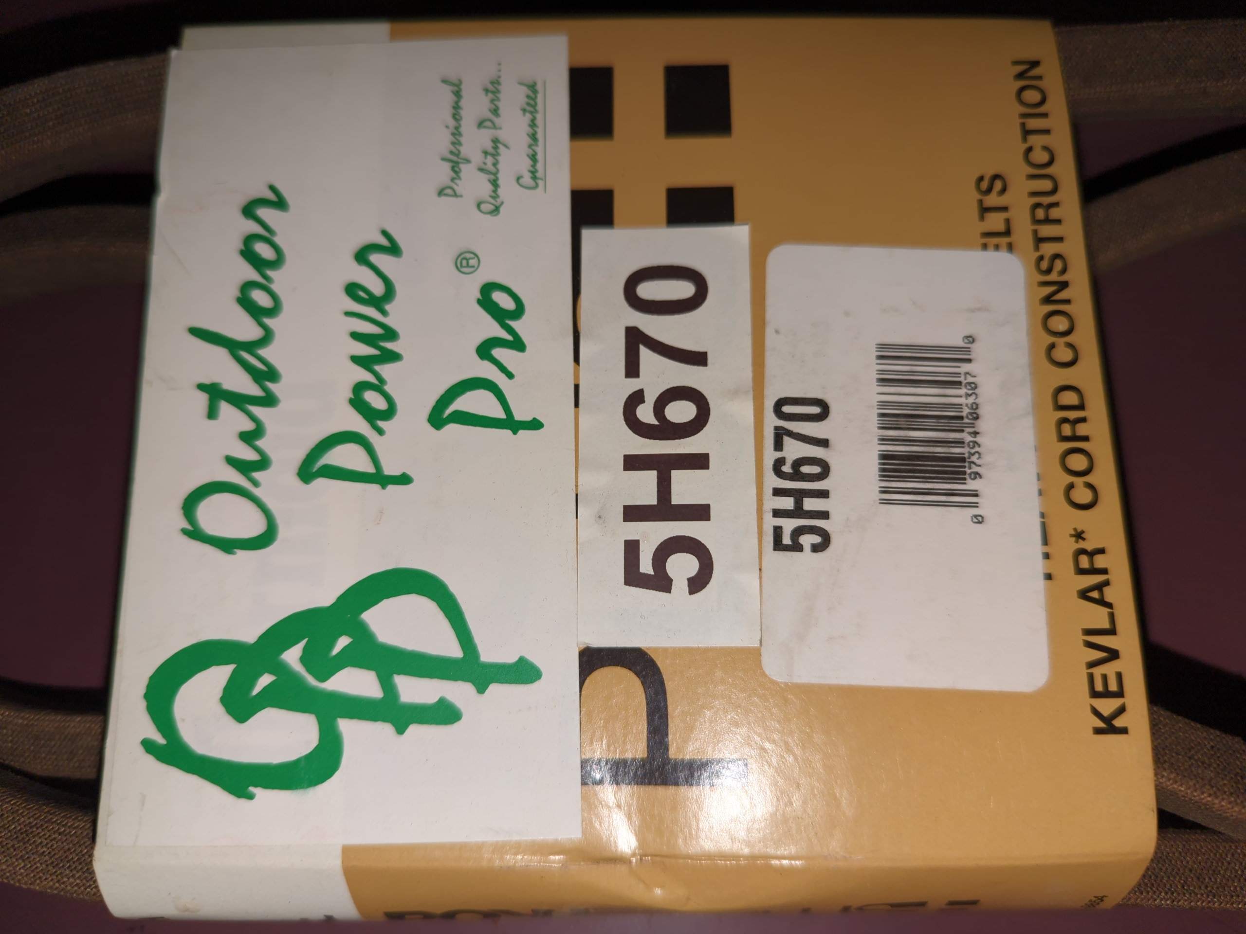 Thermoid Belt 5H670. MTD 954-0486A, 954-0486, 754-0486 - Image 4