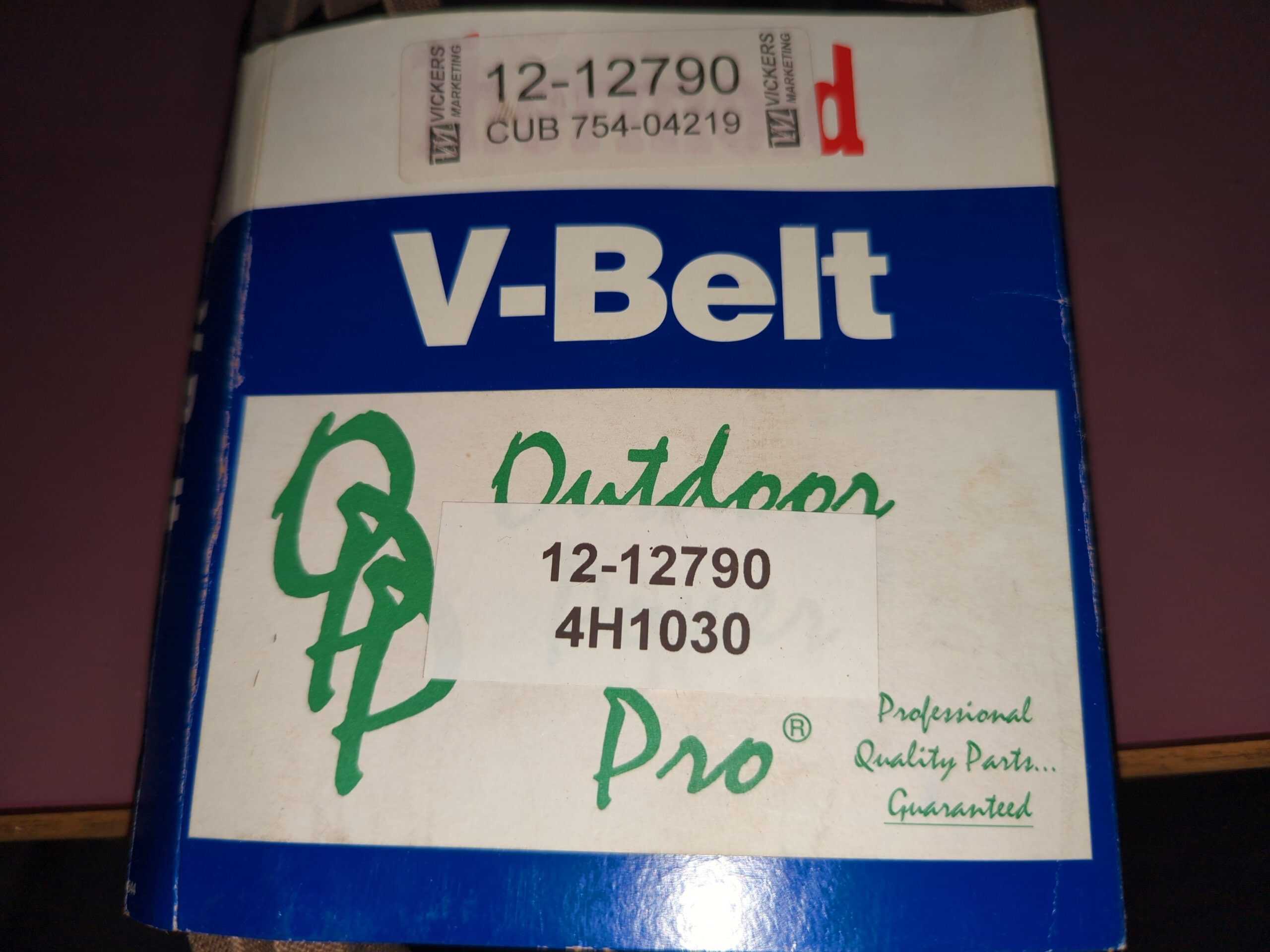 4H1030 THERMOID Aramid Replacement V-Belt | 1/2 x 103 - Image 3