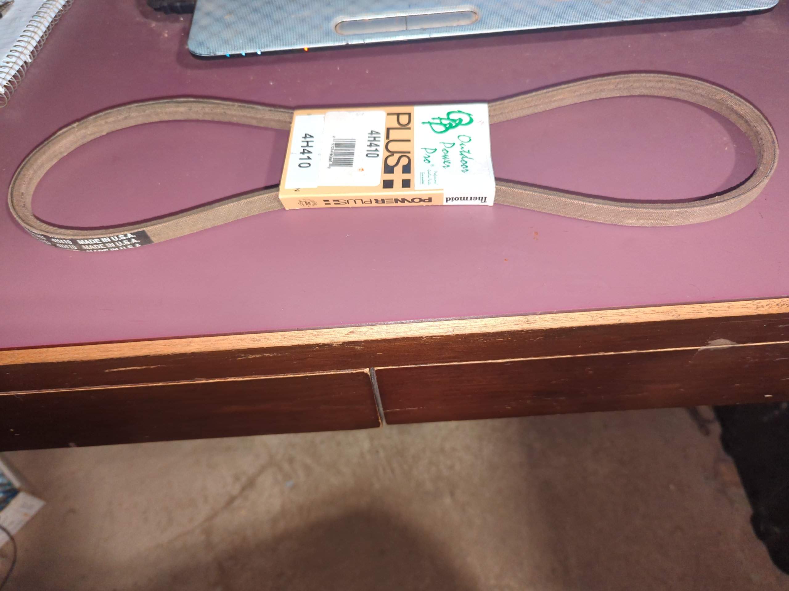 4H410 THERMOID Aramid Replacement V-Belt | 1/2 x 41