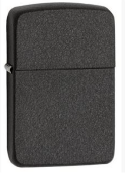 Zippo 1941 Replica Black Crackle Lighter, 28582