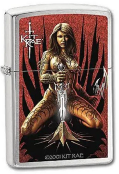 Kit Rae Zippo Aluen Lighter, ZIP24283