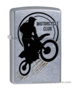 Zippo Street Chrome Motorcycle Club Lighter, 29695