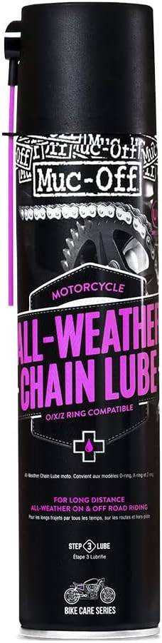 MUC-OFF MOTORCYCLE ALL-WEATHER CHAIN LUBE 400ML
