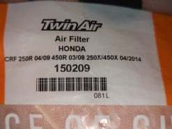 2003 - 2009 Honda CRF250 TWIN AIR Foam Air Filter - 150209 - Image 5