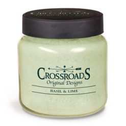 Cross Roads Basil and Lime Candle 16oz