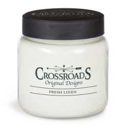Cross Roads fresh Linen Candle 16oz