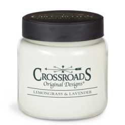 Cross Roads Lemongrass & Lavender Candle 16oz