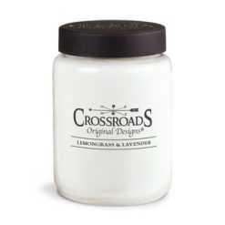 Cross Roads Lemongrass & Lavender Candle 26 oz