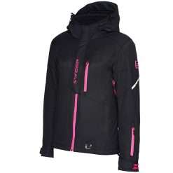 Sweep Recon Snowmobile Womens Jacket Black/Pink