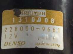 Triumph , America, Speedmaster, Scrambler, Bonneville EFI Carb Starter Motor - Image 6