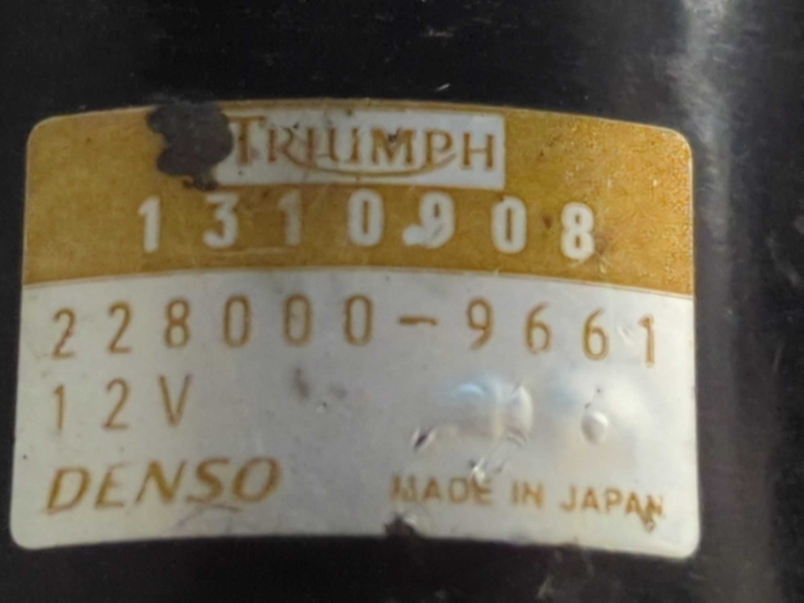 Triumph , America, Speedmaster, Scrambler, Bonneville EFI Carb Starter Motor - Image 6