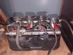 1996 - 1999 GSX-R750X THROTTLE BODY ASSEMBLY With AIR CLEANER Assembly