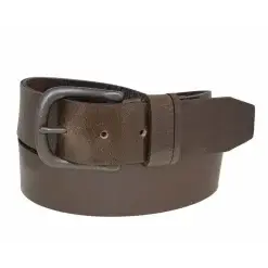 Silver Jeans Co. 38mm Split Loop Genuine Leather Belt - Dark Brown