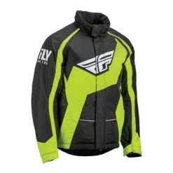 FLY OUTPOST JACKET SIZE MEDIUM BLACK/HIGH-VISIBILITY