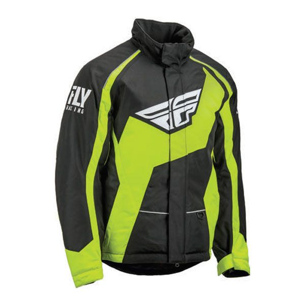 FLY OUTPOST JACKET SIZE MEDIUM BLACK/HIGH-VISIBILITY