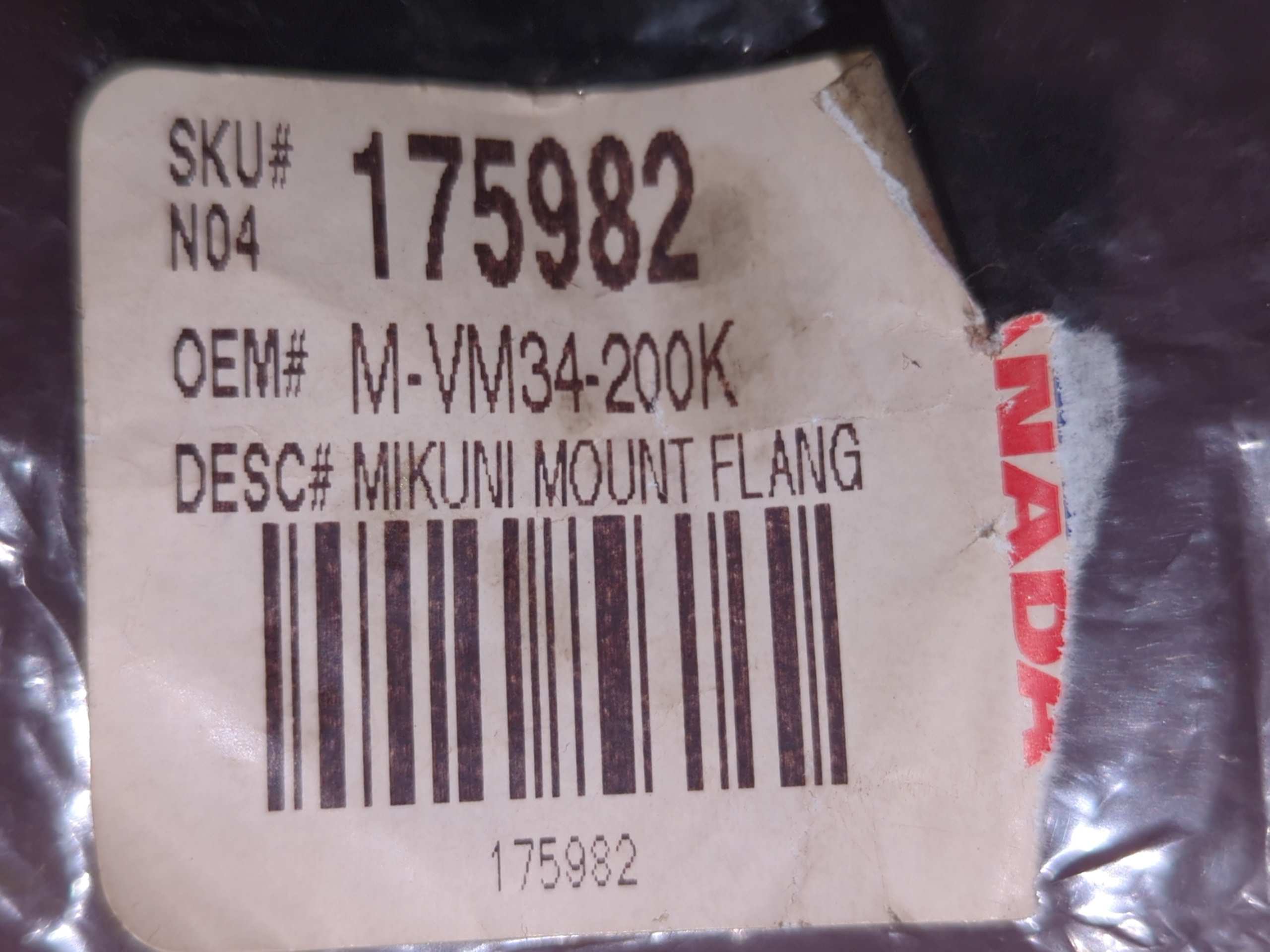 MIKUNI Carb Mounting Flange for 30-34mm Carbs M-VM34-200K - Image 3