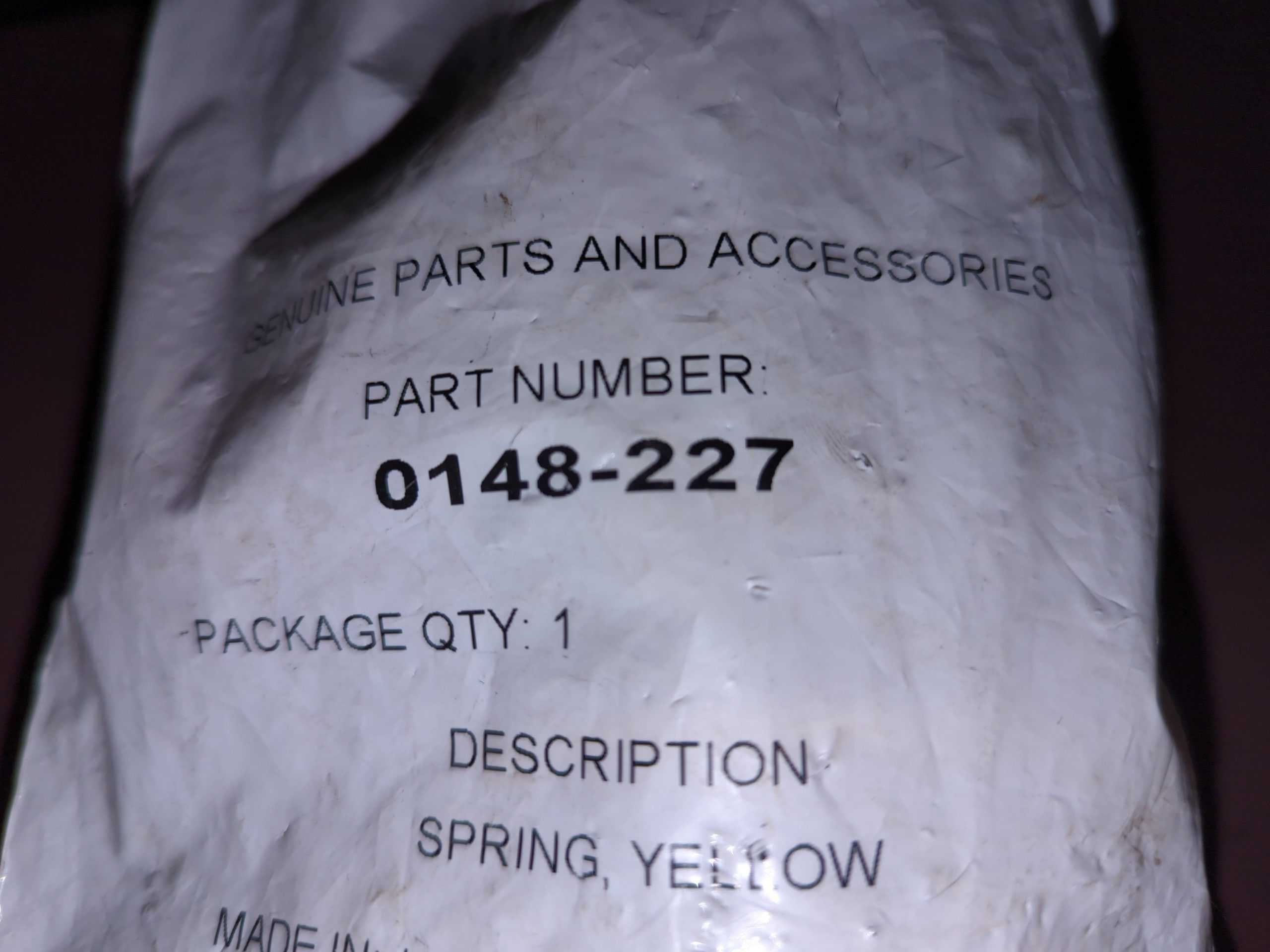 1990 - 2008 Arctic Cat CHEETAH,COUGAR,JAG,WILDCAT,ZR,ZRT Spring, Driven - Yellow - Image 2