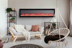 72 ENTICE WALL-HANGING ELECTRIC FIREPLACE