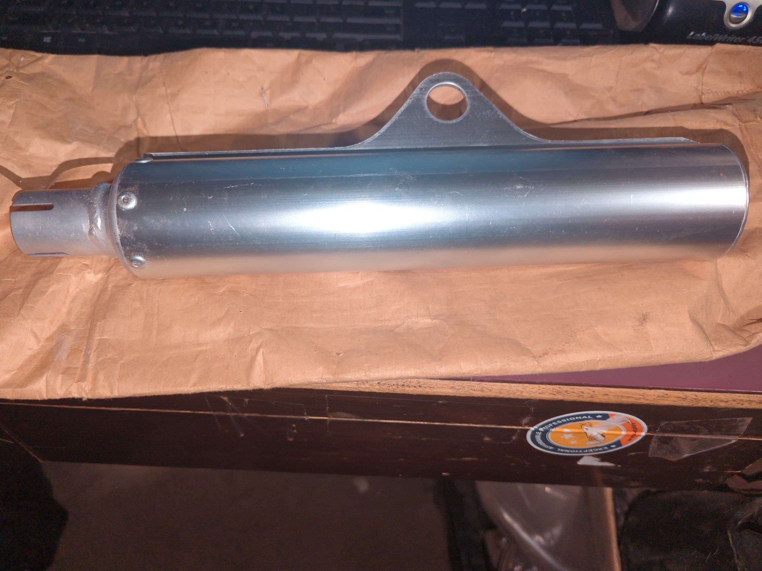 1986 - 1988 Suzuki RM125 MUFFLER - Image 3